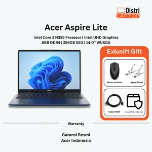 Laptop Acer Aspire Lite Intel Core i3-N355 RAM 8GB 256GB SSD 14″ WUXGA IPS
