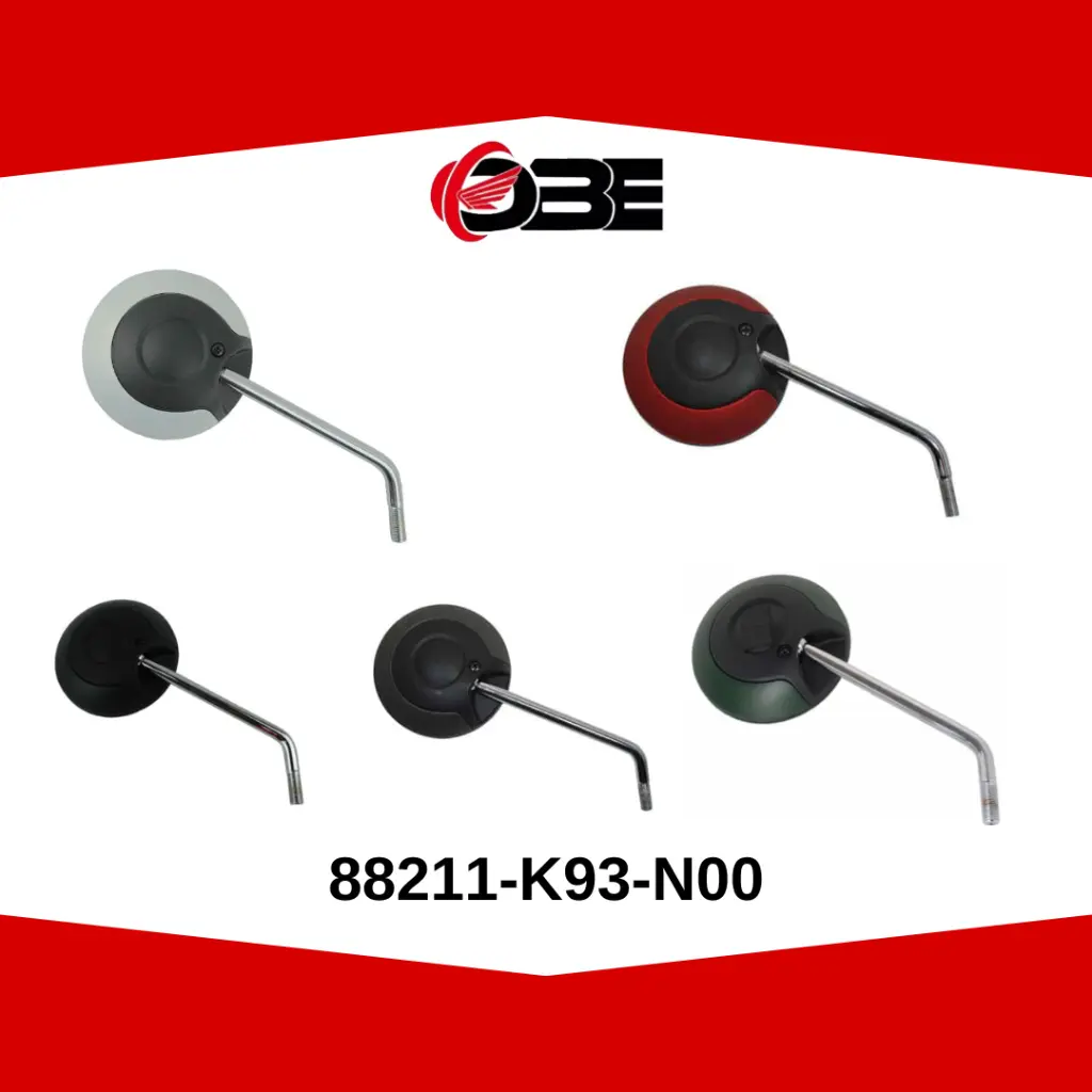 88211K93N00 Spion HONDA Scoopy TERBARU Mirror Hijau Merah Abu Abu HITAM K93 satuan