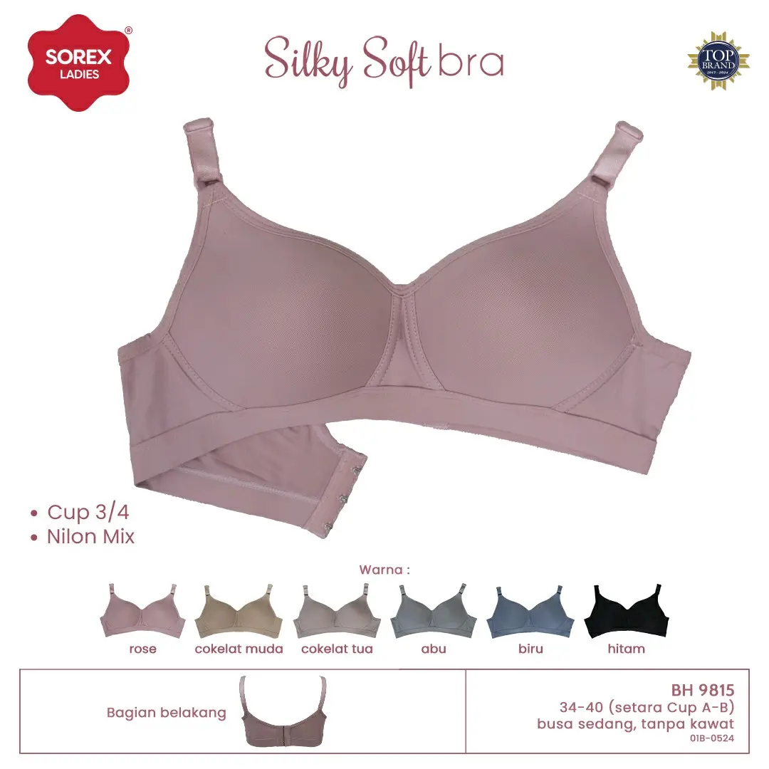 1PCS,2PCS SOREX Bra Silky Soft 9815