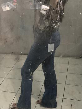 Product Review of Kivi Garment Jeans Cutbray Wanita Highwaist Jeans Cutbray Stylish, Cutbray Denim, Sentuhan Flare Klasik,Celana Wanita, Celana Panjang Stretchy (Melar) from A**a 0