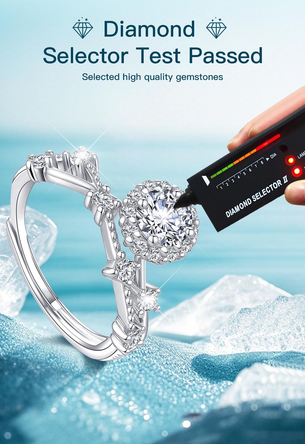 【003Harga telah dibanting, segera di CO】Chard Wake Cincin Wanita Berlian Perhiasan Mewah Fashion Zircon Sertifikat GRA Cincin Cewek Free Size CWR089-Silver 【003Harga telah dibanting, segera di CO】Chard Wake Cincin Wanita Berlian Perhiasan Mewah Fashion Zircon Sertifikat GRA Cincin Cewek Free Size CWR089-Silver
