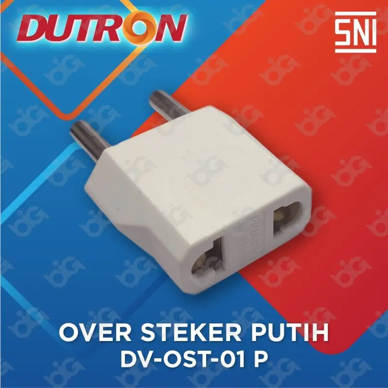 DUTRON Over Steker Adaptor Sambungan Colokan listrik Gepeng DV OST 01 2