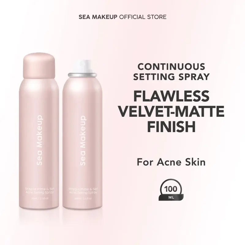 arshopsp | Sea Makeup in Lock It Matte Acne / Stayput & Set Continuous Setting Spray 100ml 2