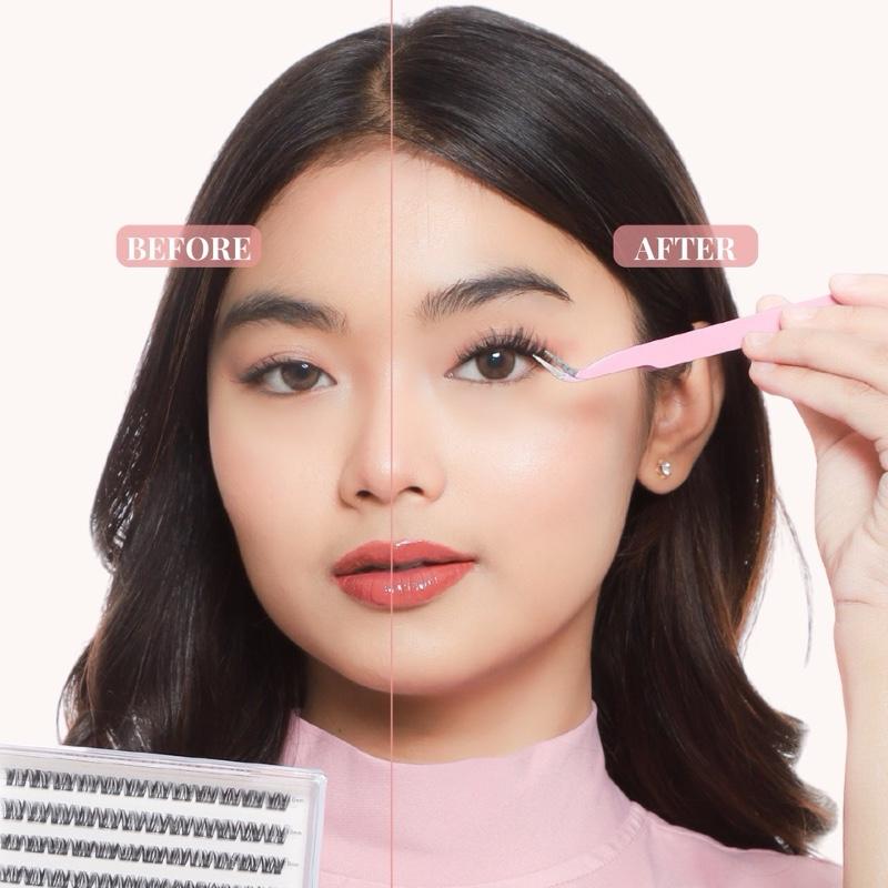 LASHTIFIC Bulumata palsu Blaire S04 Individual Lashes Cluster Lash Fake Lash 10-14mm | Set | Lem + Remover | Eyelash Extension bulu mata tempel 5