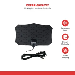 Taffware Antena TV Digital Indoor High Gain Antenna DVB-T2 25dB - TFL-D140