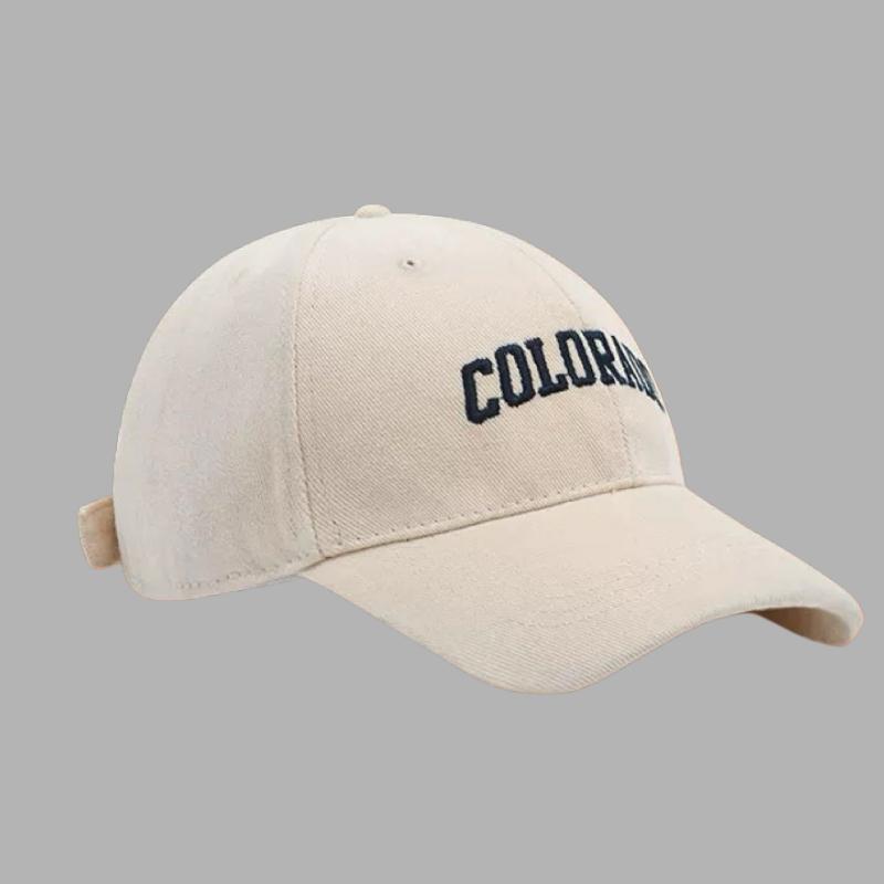 Product Introduction of Mũ Bóng Chày Cotton Giặt Cổ Điển, Hàng Mới Về, Thêu Chữ Nam Và Nữ, Unisex, Mũ Thể Thao Chụp Có Thể Điều Chỉnh Cho Tất Cả Các Mùa, Mũ Chống Nắng Rộng Vành, Thời Trang Và Chất Lượng Cao, Thêu Kiểu Hàn Quốc Và Anh, Với Thiết Kế COLORADO Cap topi  custom 1