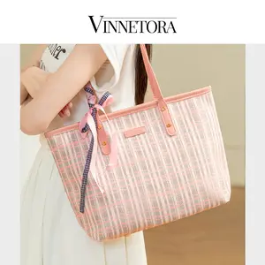VINNETORA Tas Selempang Wanita Totebag Wanita Tas Kuliah Wanita Tas Kerja Wanita Korean Style Elegan