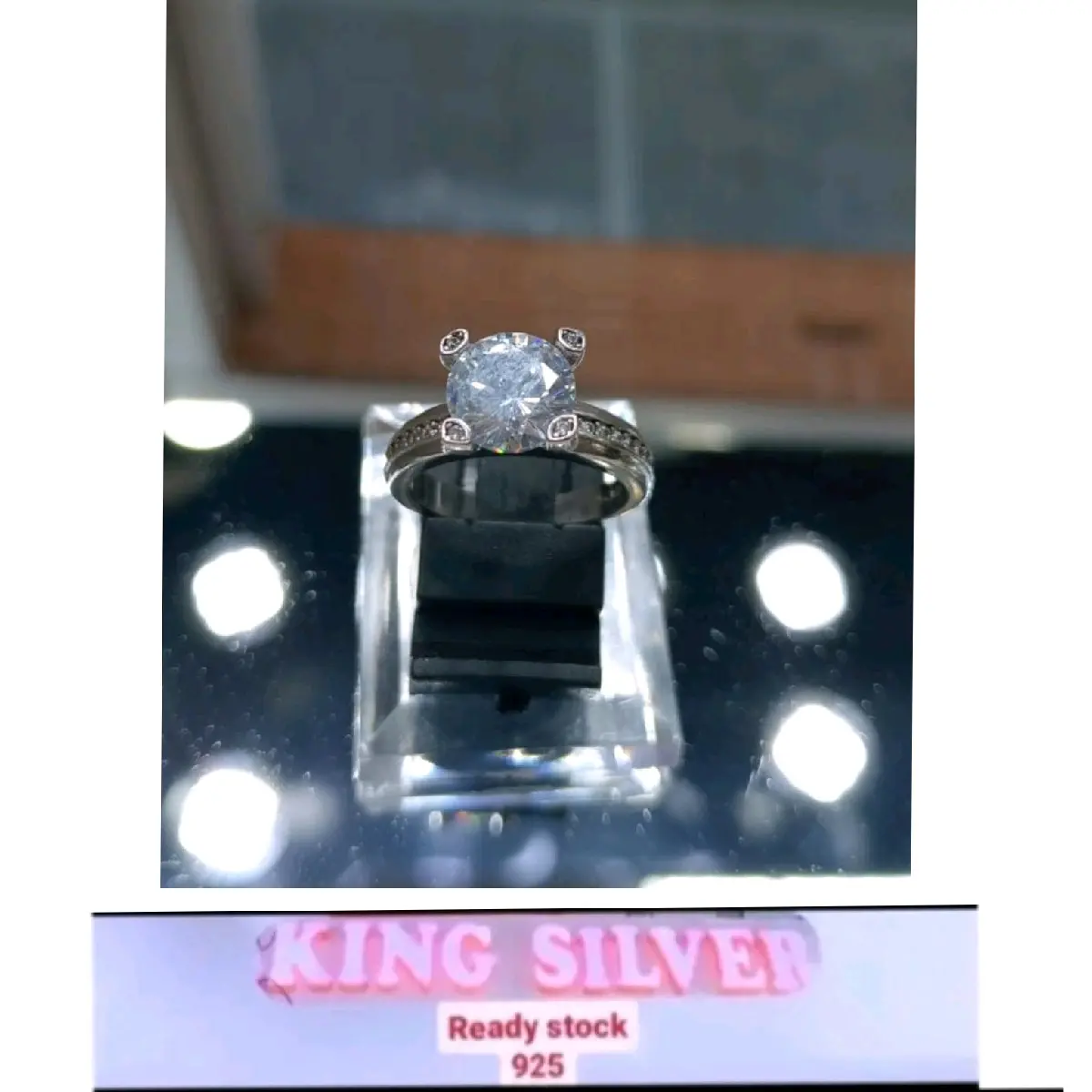 CMB1 Cincin model Solitaire cantik elegan