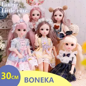Seri S.U B Mainan Anak Boneka BJD Doll 30cm Cute DIY Girls Gift Princess Dress