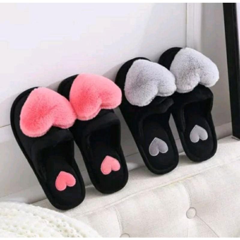 jb89 sandal bulu slop bustong dewasa wanita size 36-40 1