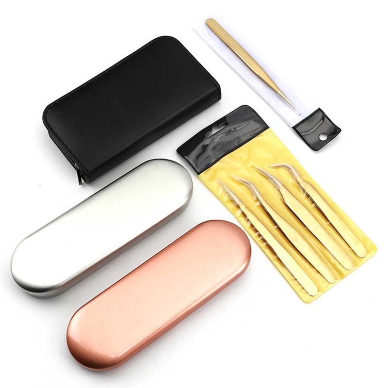 Tay Cầm Nối Mi Giả Độ Chính Xác Cao Nhíp Thép Không Gỉ Độ Chính Xác Cao Cho Lông Mày Mọc Ngược 7