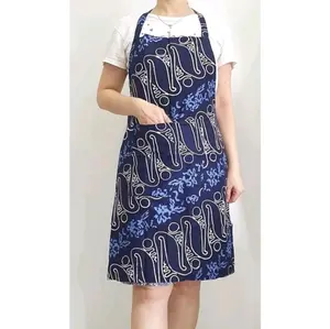 Celemek Apron Masak Kain katun aneka motif saku depan murah bagus awet RANDOM warna