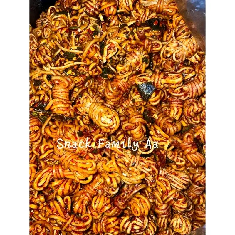 MIE GULUNG PEDAS DUAN JERUK BUMBU MELIMPAH ISI 500 GRAM Snack