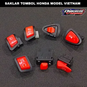 Saklar Honda Tombol Merah Model Vietnam Saklar Lampu Honda Model Vietnam Universal Beat Vario Scoopy Genio Spacy Revo Supra x 125 Blade DLL Djv55