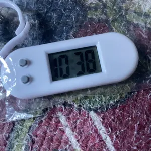 【Apligod】Gantungan Kunci Jam Digital LCD Saku Mini - untuk Ujian dan Aktivitas Harian