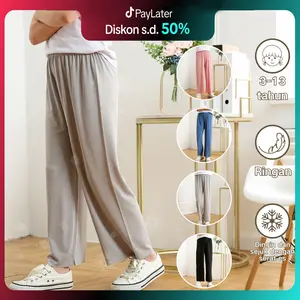 [PRINCESS ANAK] 3-13 Tahun celana panjang harian anak perempuan  celana panjang cewek Baggy Pants Fashion  Celana Chino Anak  Baggy Casual Korean Style chiffon import  kado anak perempuan  pakaian anak perempuan  gadis modis Ready Stock