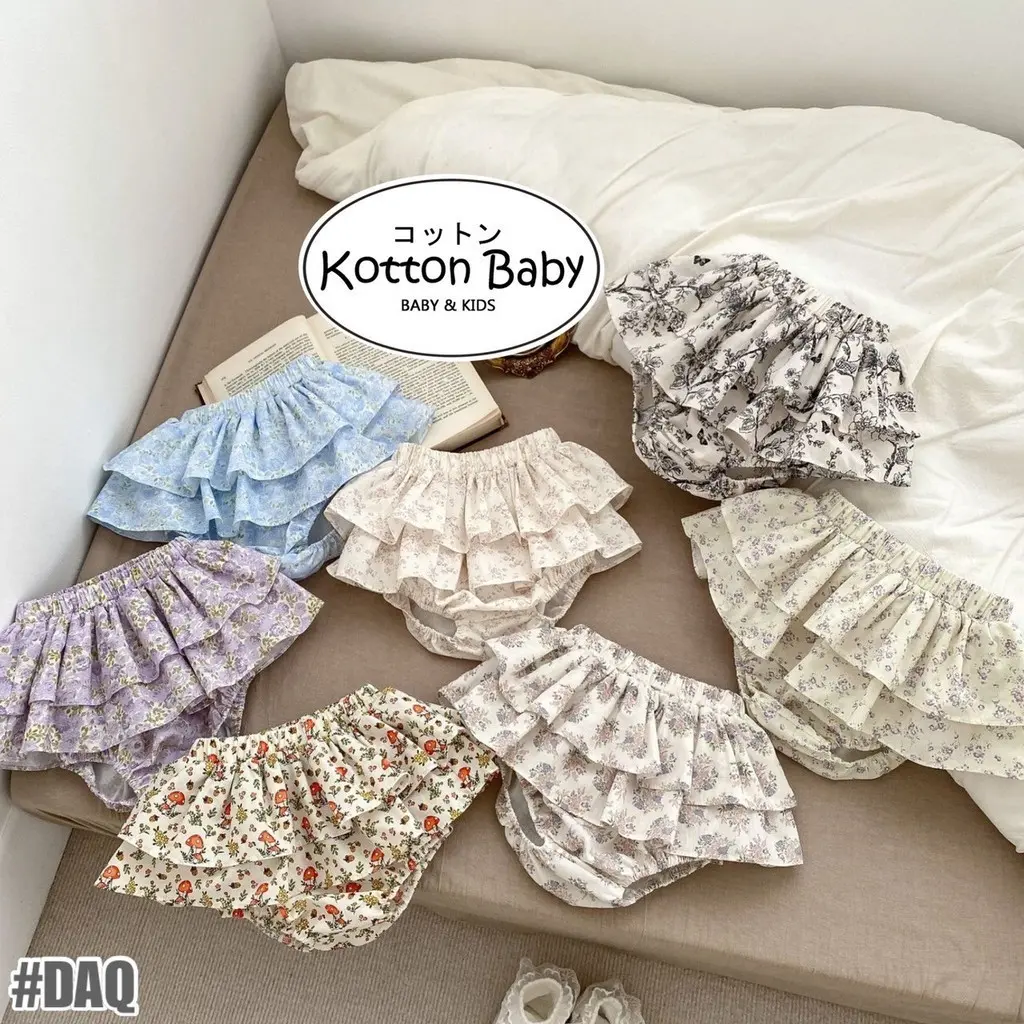 0-2thn | ROK PENDEK KARET CASUAL BAWAHAN ANAK PEREMPUAN catalog DDWJ DAQ