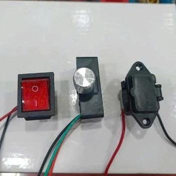 Phụ tùng Bình phun thuôc trư sâu điện, bộ phụ kiện bình xịt điện - Công tắc, chiết áp điều tốc, chấu sạc, nắp, đai đeo, dây xịt, béc