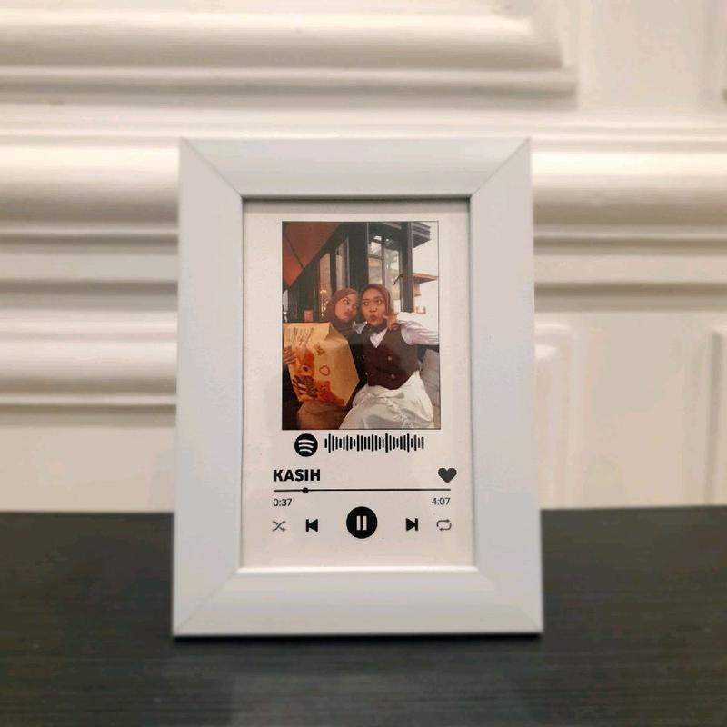 Custom Frame Foto Spotify - Bingkai Foto Aesthetic Kado Ulang Tahun Gift Wisuda 4