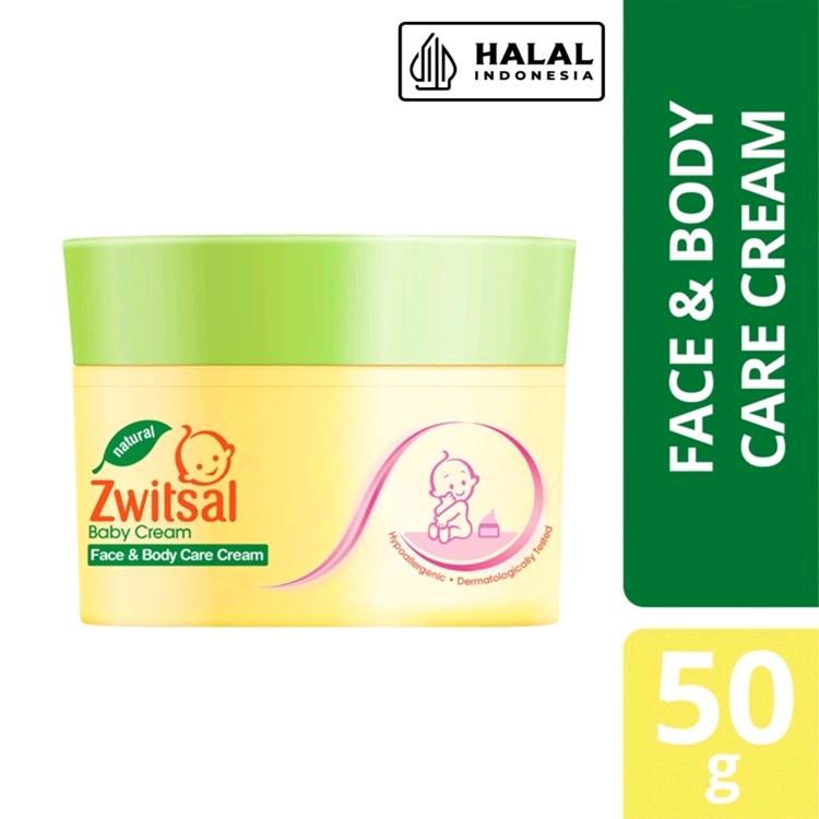 ZWITSAL BABY FACE AND BODY CARE CREAM - CHAMOMILE & VITAMIN E 50 G Bayi zw its Floral Antiseptik 0