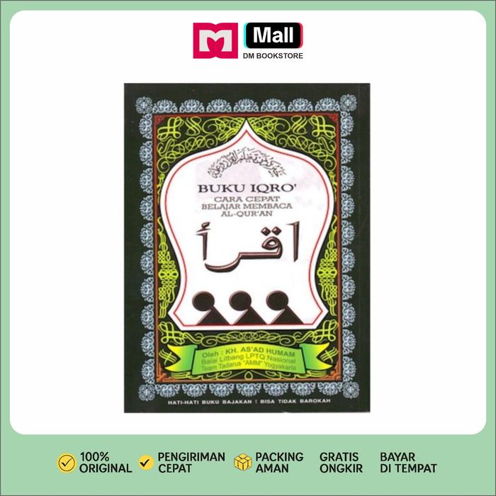Gambar Balai Litbang LPTQ Nasional Buku Iqro A5 Jilid I - VI Kertas Buram Panduan Belajar Al-Quran Sistematis oleh Team Tadarus AMM Yogyakarta dari DM Bookstore Kota Surakarta Tokopedia