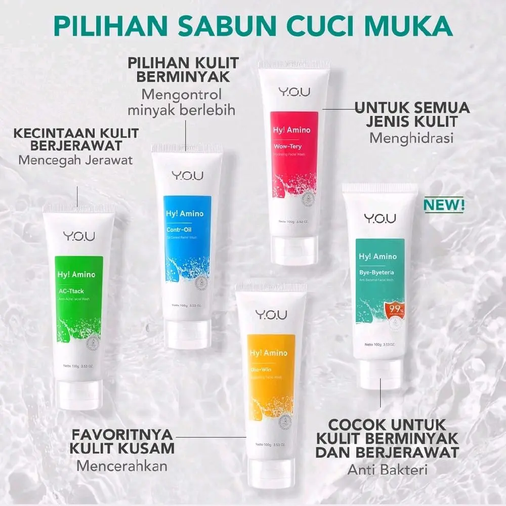 YOU hy! amino face wash all varian