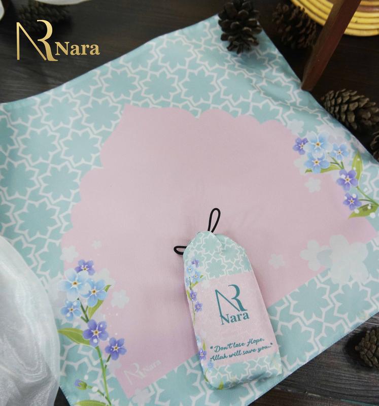Sajadah Traveling Sujud LILY - TOSCA Pocket Saku Waterproof Printing Prayer Mat Traveler Mini Sajadah Sujud Traveling Traveler 6