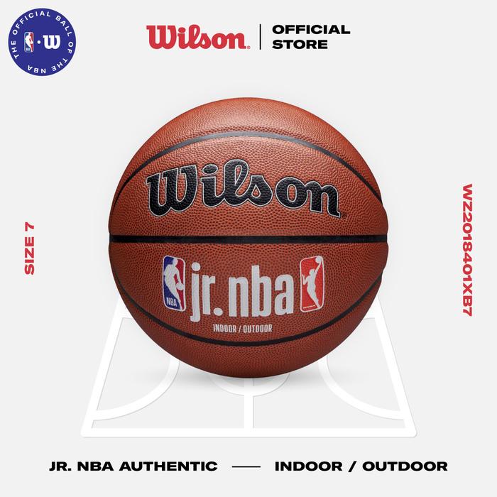 Gambar 6.6 Mega Sale | Wilson JR NBA Fam Basketball Logo Bola Basket Indoor/Outdoor Bahan Polyurethane Size 7 - WZ2018401XB7 dari Wilson Indonesia Official Shop Kota Bekasi Tokopedia
