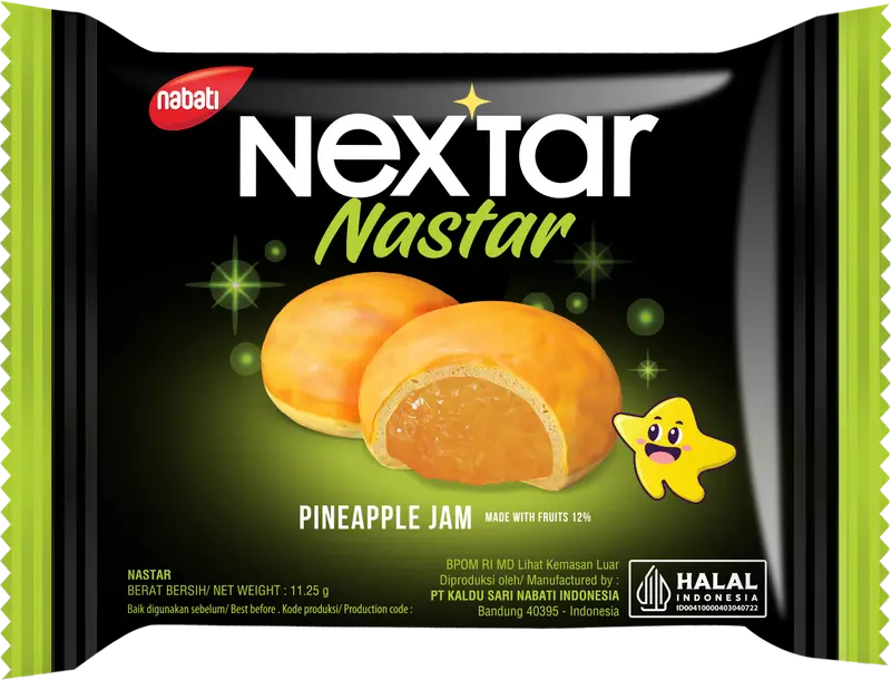 [Bundle Pack Isi 3] Nextar Nastar Pineapple 80g 1