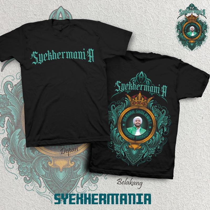 KAOS SYEKHER MANIA atasan pria/wanita dewasa Katun Combed premium bahan adem dan halus 3