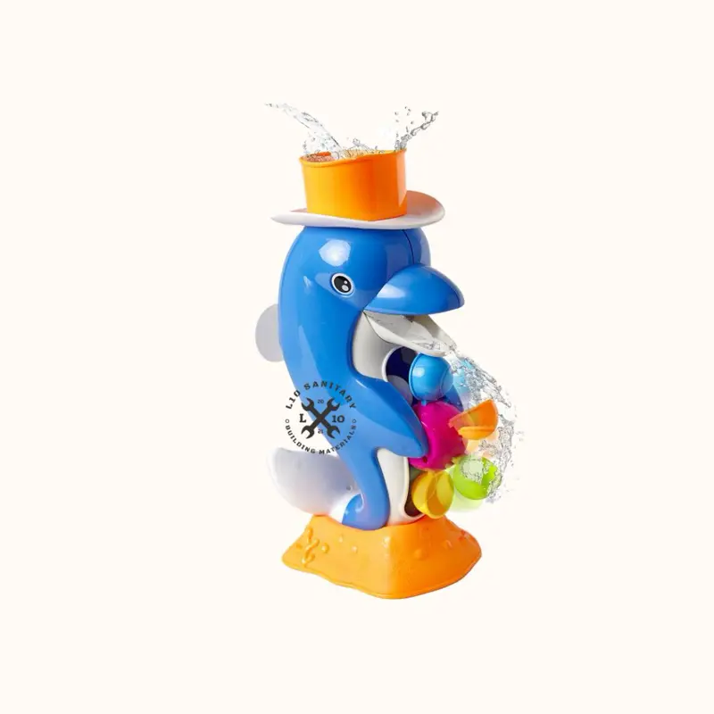 Mainan Mandi Anak Kincir Lumba-lumba / Mainan Air Dolphin Putar MURAH