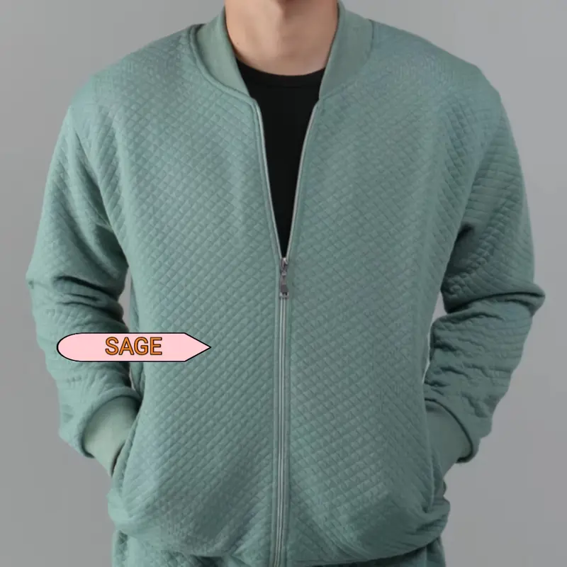 Jaket Kasual Comfy Diamond Knitt Pria Wanita Unisex Premium Size M, L, XL, XXL dan XXXL 3