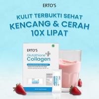 Gambar Ertos PAKET HEMAT 2 BOX Minuman Pemutih Kulit Tubuh dan Wajah Pencerah Kulit Awet Muda Collagen Glutathione Vitamin C BPOM dari Hallo.Cantik Kota Administrasi Jakarta Timur 1 Tokopedia
