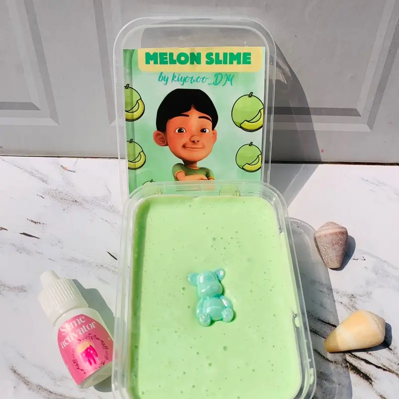 Tofu slime upin ipin series by kiyowoo_DIY 5