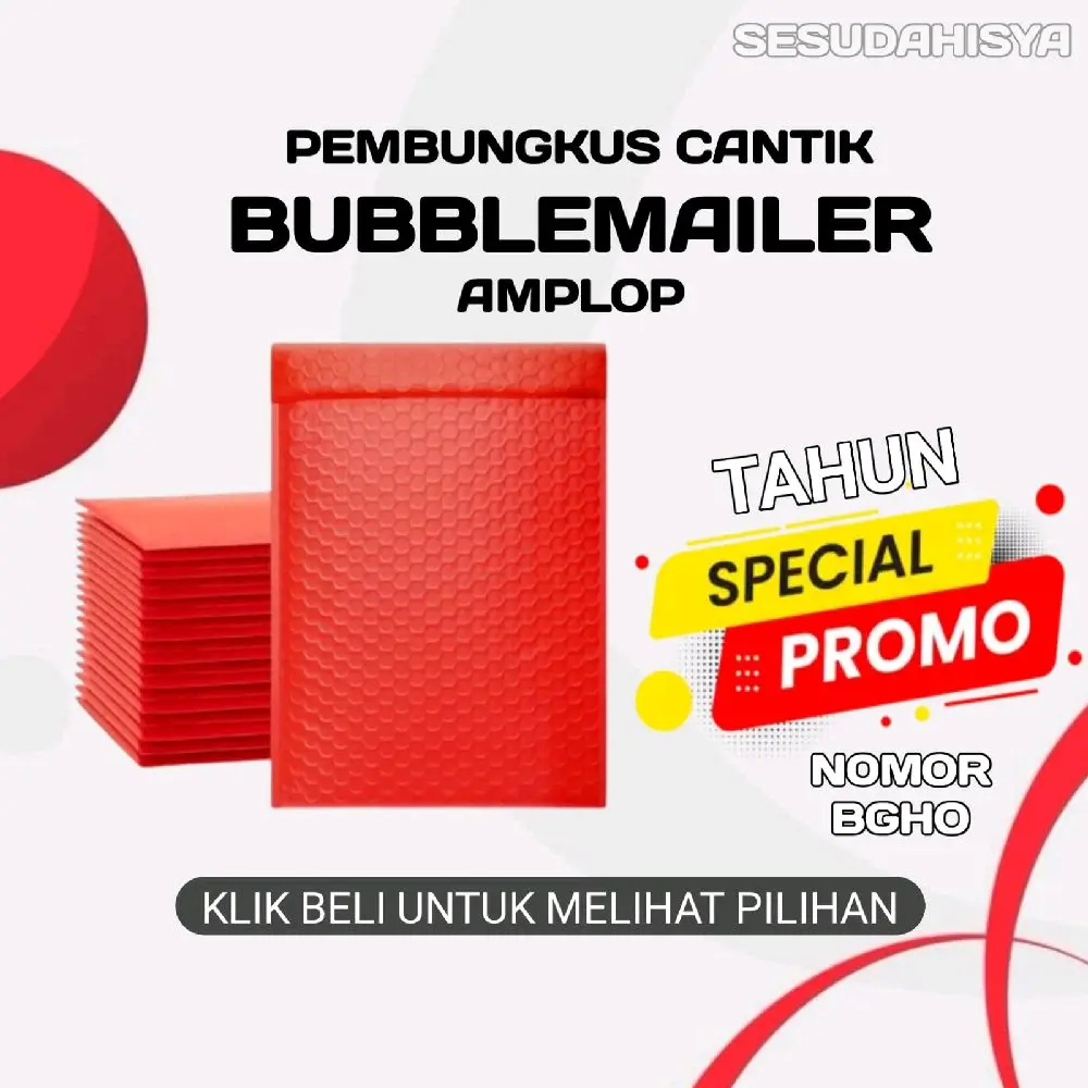#BGHO Pembungkus Kado Buble Mailer Amplop 5 lapisan Pelindung