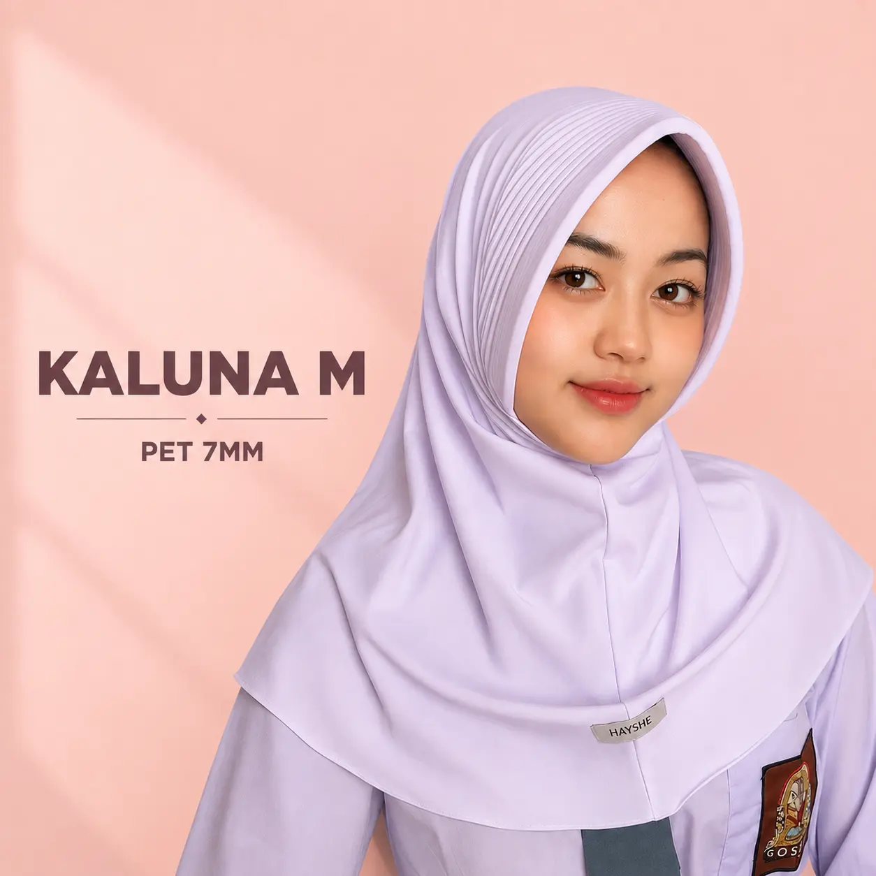 Hayshe - Kaluna Bergo Spandex Premium New Pad Tebal Ukuran M