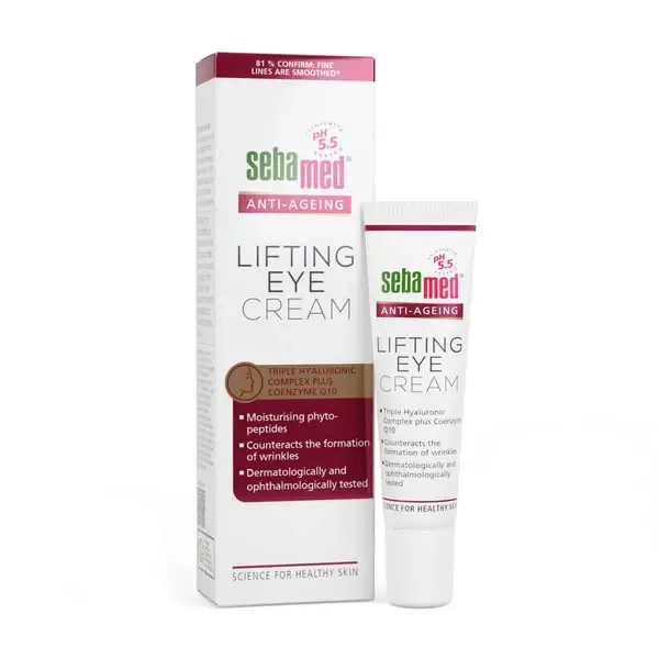 Sebamed Anti Ageing Q10 Lifting Eye Cream (15ml) Facial Treatment Anti Aging Mengencangkan Mencerahkan Dengan Niacinamide Acid Vitamin 0