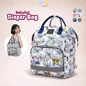 Babylief Mommy Bag Ransel Bayi – Anti Air, Tahan Cuaca, Muat Banyak & Nyaman Dipakai Jalan BL048