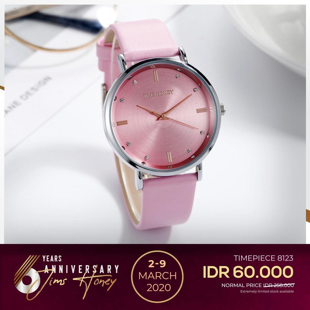 JIMS HONEY JAM TANGAN WANITA JT 8123 (FREE BOX + BATERAI)