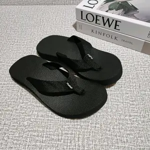 Rafila Sandal Sport Original Jepit Hitam Polos Pria - Sandal Gunung Outdoor Kuat Tahan Lama Size 38-42 Anti Slip