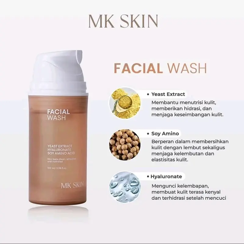 (READY STOK) MK SKIN MAHARANI KEMALA SKINCARE Whitening, Acne, Melacare skin basic untuk merawat dan menghilangkan flek hitam pada wajah mengencangkan wajah 4