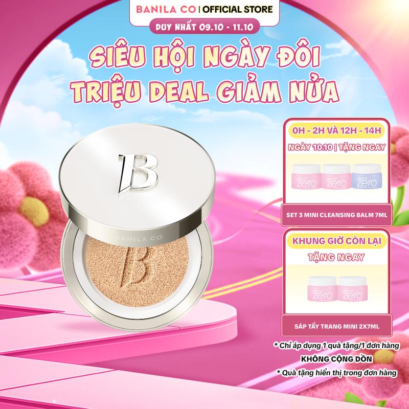 Phấn Nước Banila Co Covericious Ultimate White Cushion SPF38 PA++ Trang Điểm