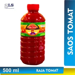 RAJA TOMAT Saus Tomat 500ml Kemasan Praktis & Ekonomis Rasa Segar Nikmat Cocok untuk Segala Hidangan Tanpa Rasa Pedas  [KDR]