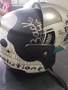 Product Review of Helm Dewasa Half Face evolution Motif Note Murah PREMIUM Kaca from u**1 1