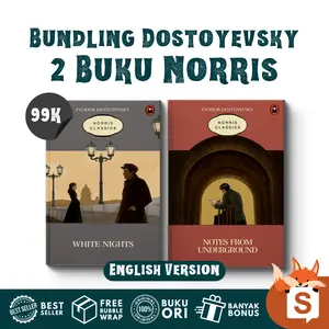 solusibuku - [ENGLISH SC] Bundling 2 Buku Dostoyevsky : White Nights & Notes From Underground (Norris Classic) Soft Cover