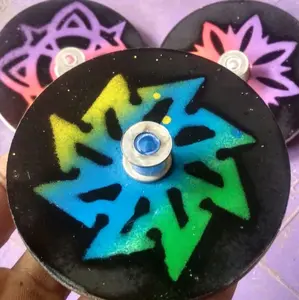 Mainan Gangsing Modif Ukuran 28,Gangsing Dasar, Gangsing Akrilik