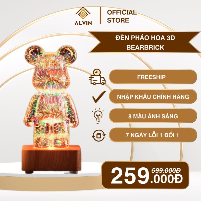Đèn Ngủ 3D Bearbrick Trang Trí Mọi Không Gian AL15 AIN