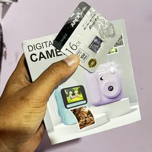 【Hadiah Lebaran】Kamera Cetak Instan Anak 2.0" 1080P Video Photo 48MP Print Foto Berwarna & Hitam Putih 1300mAh Kamera Anak Bisa Video 1080P Game, Musik Album Foto Hadiah Terbaik Untuk Anak Perempuan Laki-Laki V380 Smart Camera Layar