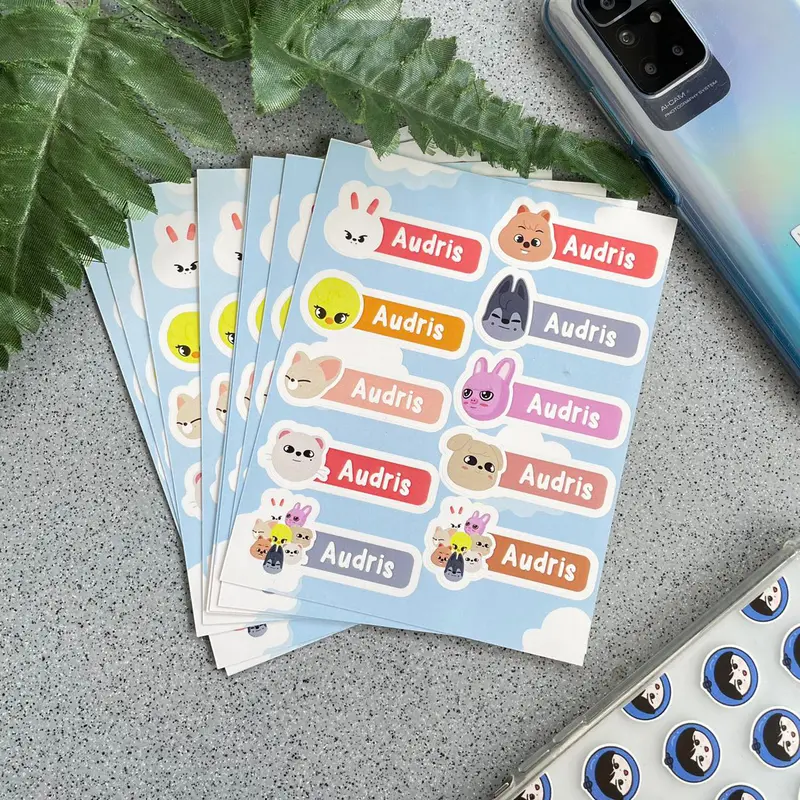 SKZOO Stray Kids Sticker nama WATERPROOF 3