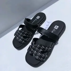 Ameera Sandal Wanita Kekinian Sendal Selop Casual Platfrom Cewek Am126 Series